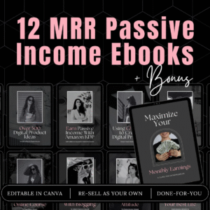 Passive Income eBook Bundle | MRR & PLR Resell Right