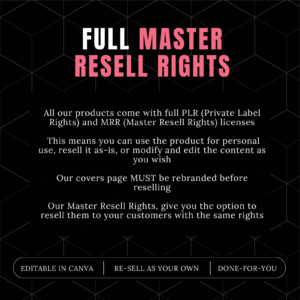 Passive Income eBook Bundle | MRR & PLR Resell Right