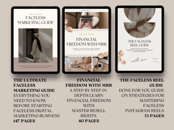 22 Faceless Digital Marketing Products & Templates - Image 2
