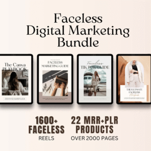 22 Faceless Digital Marketing Products & Templates