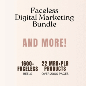 22 Faceless Digital Marketing Products & Templates