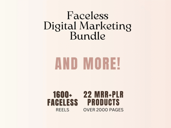 22 Faceless Digital Marketing Products & Templates - Image 4