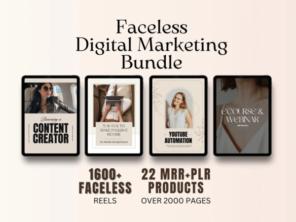 22 Faceless Digital Marketing Products & Templates - Image 5