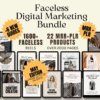 22 Faceless Digital Marketing Products & Templates