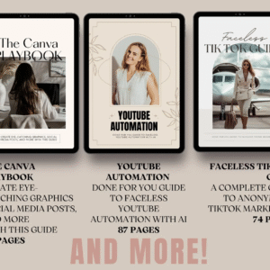 22 Faceless Digital Marketing Products & Templates
