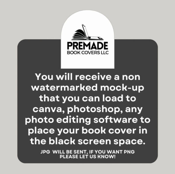 Mystery & Thriller eBook Mockup | Blank iPad Cover Template for Bookstagram & Canva - Image 2