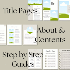 150 Canva eBook Templates | Course Workbook & Guide to Creating eBooks