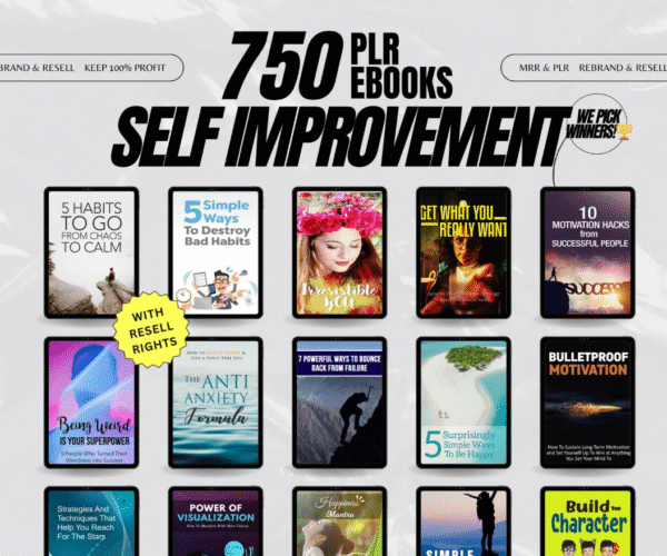 750 Self-Improvement eBooks Mega Bundle