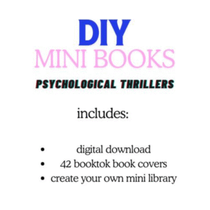 Psychological Thriller Mini eBooks | DIY Digital PDF Printout